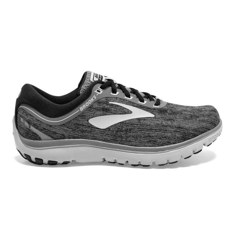 Brooks PureFlow 7 Women's Road Running Shoes - Primer/Black/Oyster (43029-TNBF)